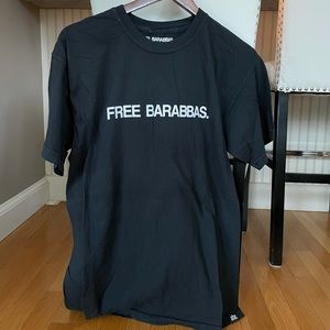 AHA Free Barabbas Black Tee